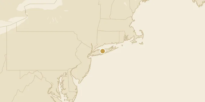 Map of Long Island, New York