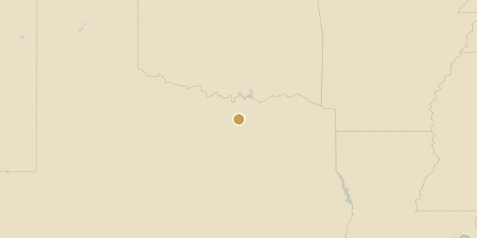 Map of Aubrey, Texas