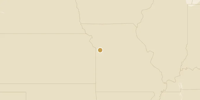 Map of Blue Springs, Missouri