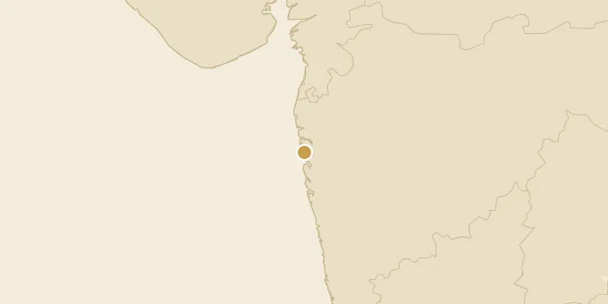 Map of Mumbai, India