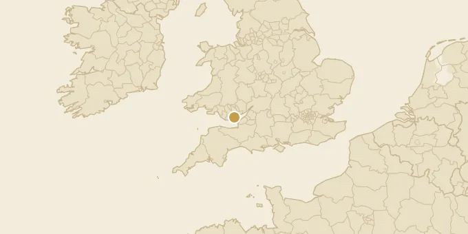 Map of Cardiff, Wales