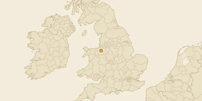 Map of Chester, England