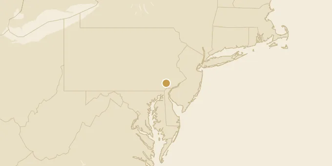 Map of Downingtown, Pennsylvania