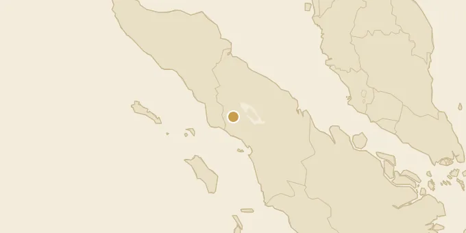 Map of Pakpak Bharat, North Sumatra, Indonesia