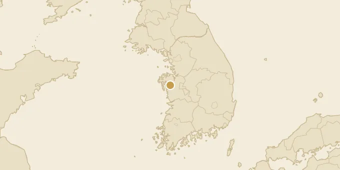 Map of Hongseong County, South Korea