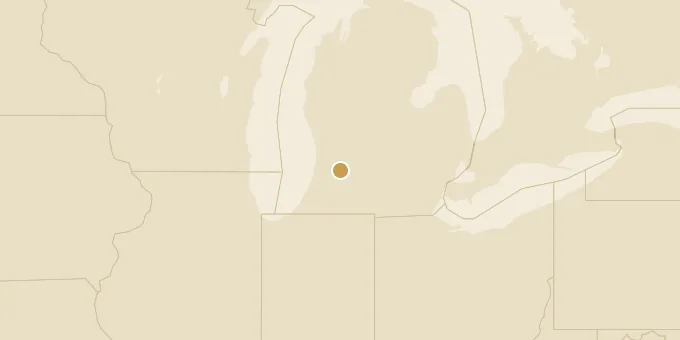 Map of Martin, Michigan