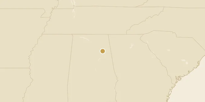 Map of Gadsden, Alabama