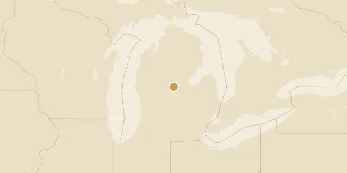 Map of Michigan