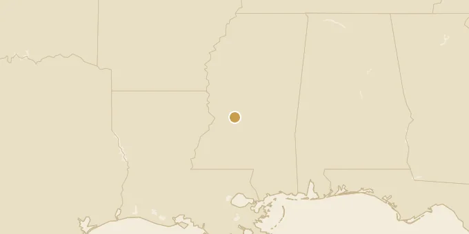 Map of Clinton, Mississippi