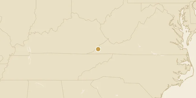 Map of Appalachia, United States