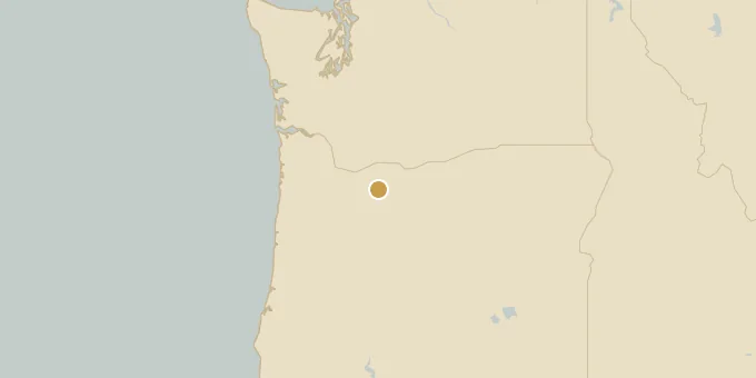Map of Government Camp, Oregon