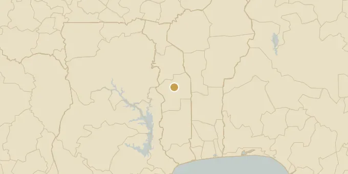 Map of Togo