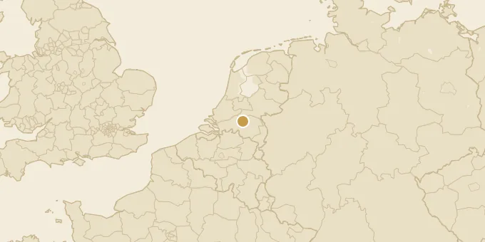 Map of Vlijmen, North Brabant, Netherlands