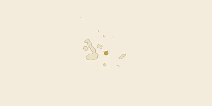 Map of Galapagos Islands, Ecuador