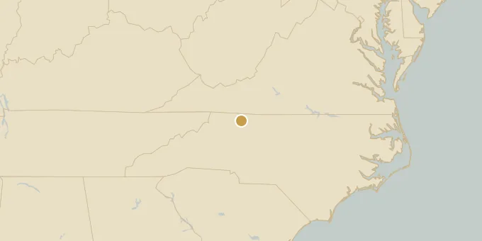 Map of Dobson, North Carolina
