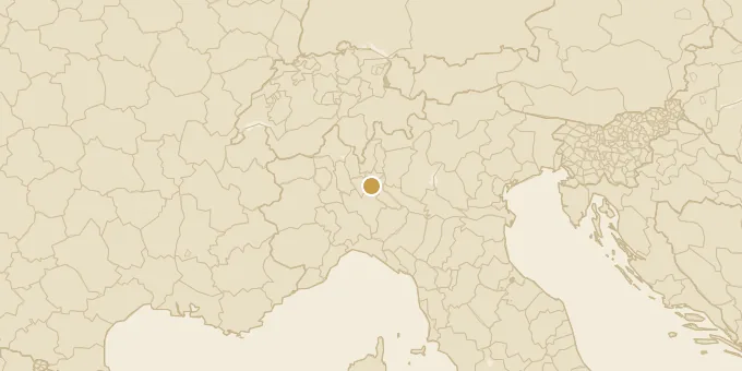 Map of Milan, Italy