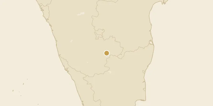 Map of Bengaluru, India
