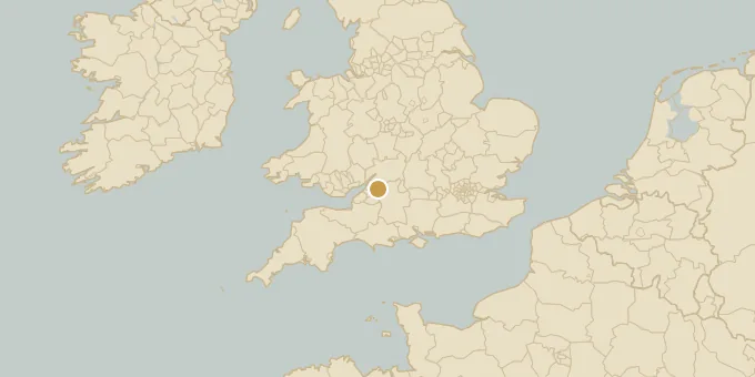 Map of Old Sodbury, South Gloucestershire