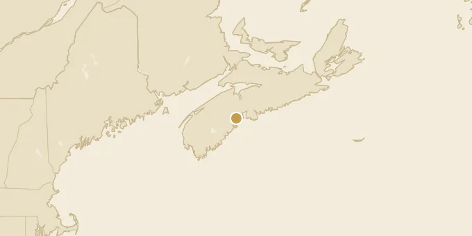 Map of Oak Island, Nova Scotia