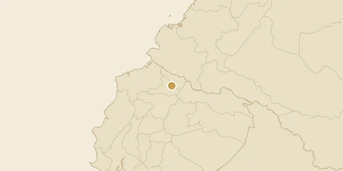 Map of Ibarra, Ecuador