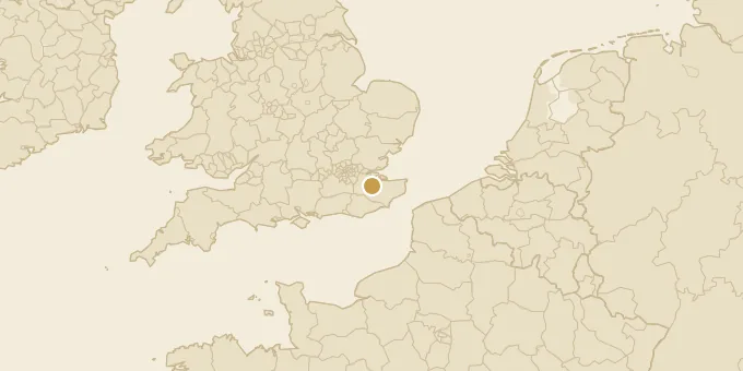 Map of Maidstone, England