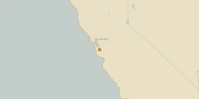 Map of Palo Alto, California