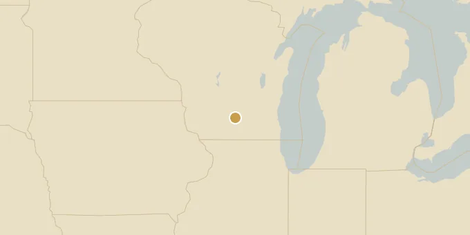 Map of Madison, Wisconsin