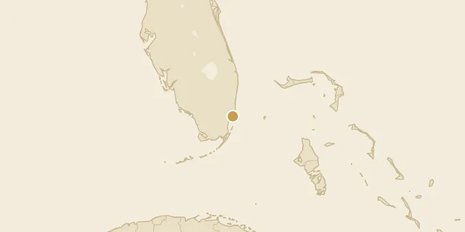 Map of Miami, Florida