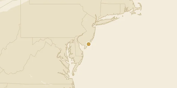 Map of Ocean City, New Jersey