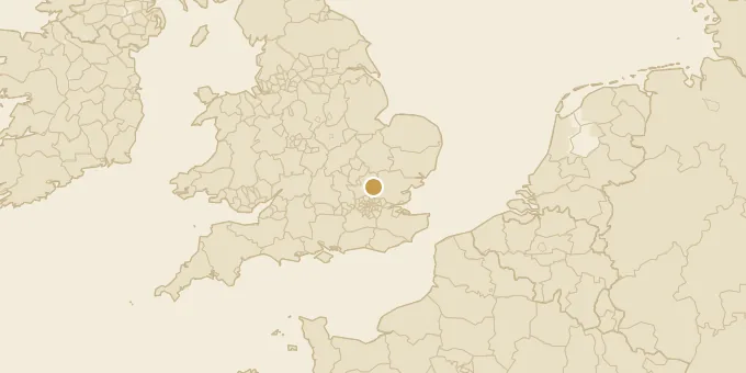 Map of Ware, England