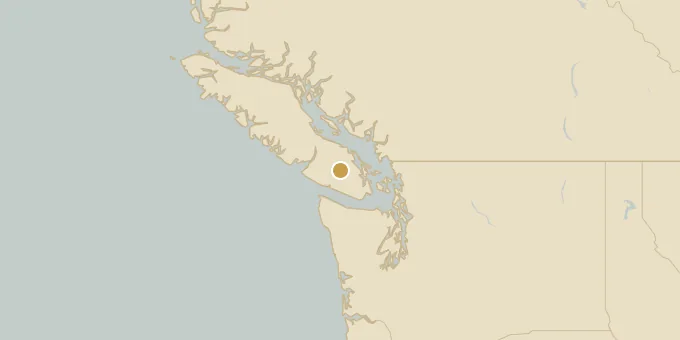 Map of Cowichan Valley, British Columbia