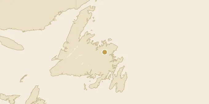 Map of Gander, Newfoundland