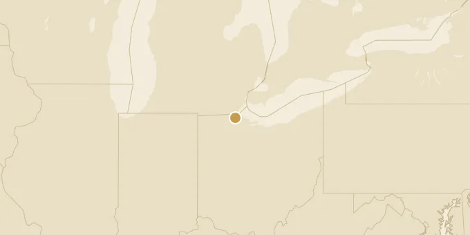 Map of Toledo, Ohio