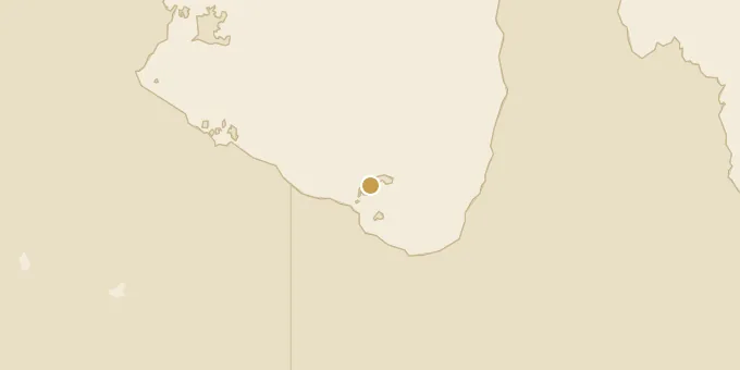 Map of Mornington Island, Queensland, Australia