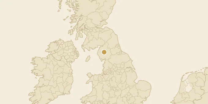 Map of Cumbria, England