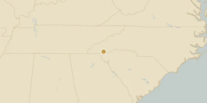 Map of Shortoff Mountain, North Carolina