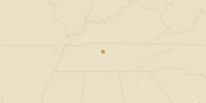 Map of Nashville, Tennessee