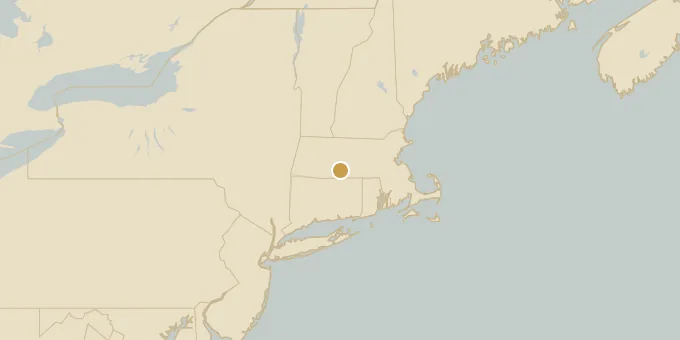 Map of Palmer, Massachusetts