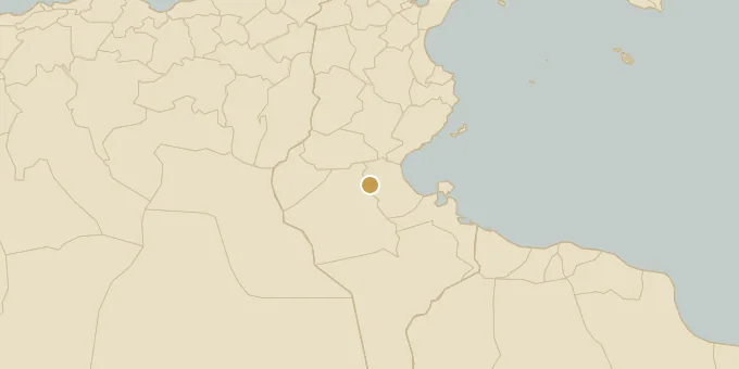 Map of Tunisia