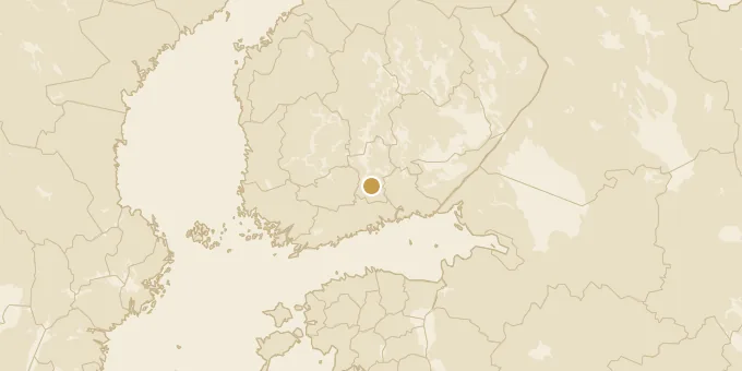 Map of Lahti, Finland