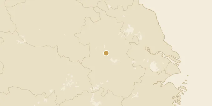 Map of Anhui, China