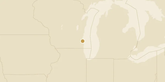 Map of Milwaukee, Wisconsin