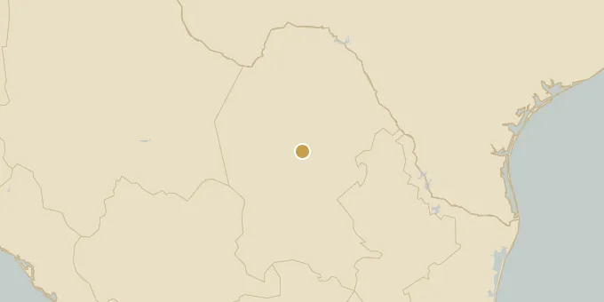 Map of Coahuila, Mexico