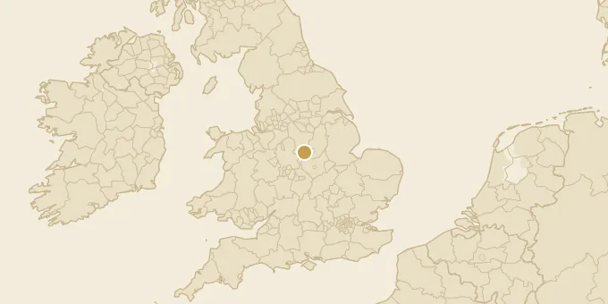 Map of Derby, England