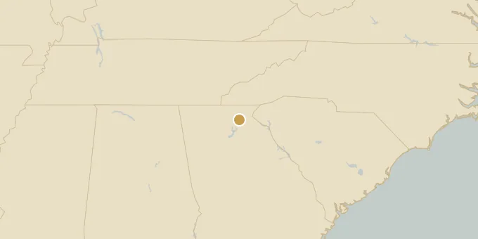 Map of White County, Georgia