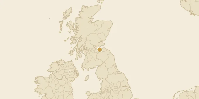 Map of Edinburgh, Scotland