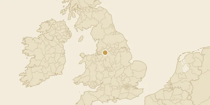 Map of Manchester, England
