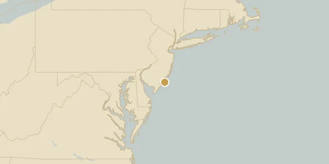 Map of Atlantic City, New Jersey