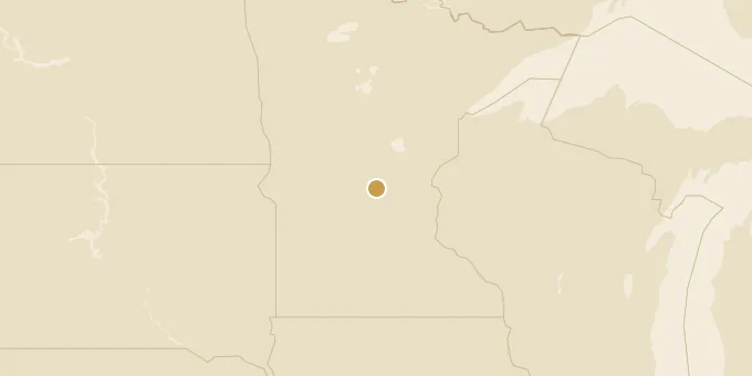 Map of St. Cloud, Minnesota