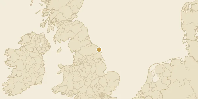 Map of Scarborough, North Yorkshire, England